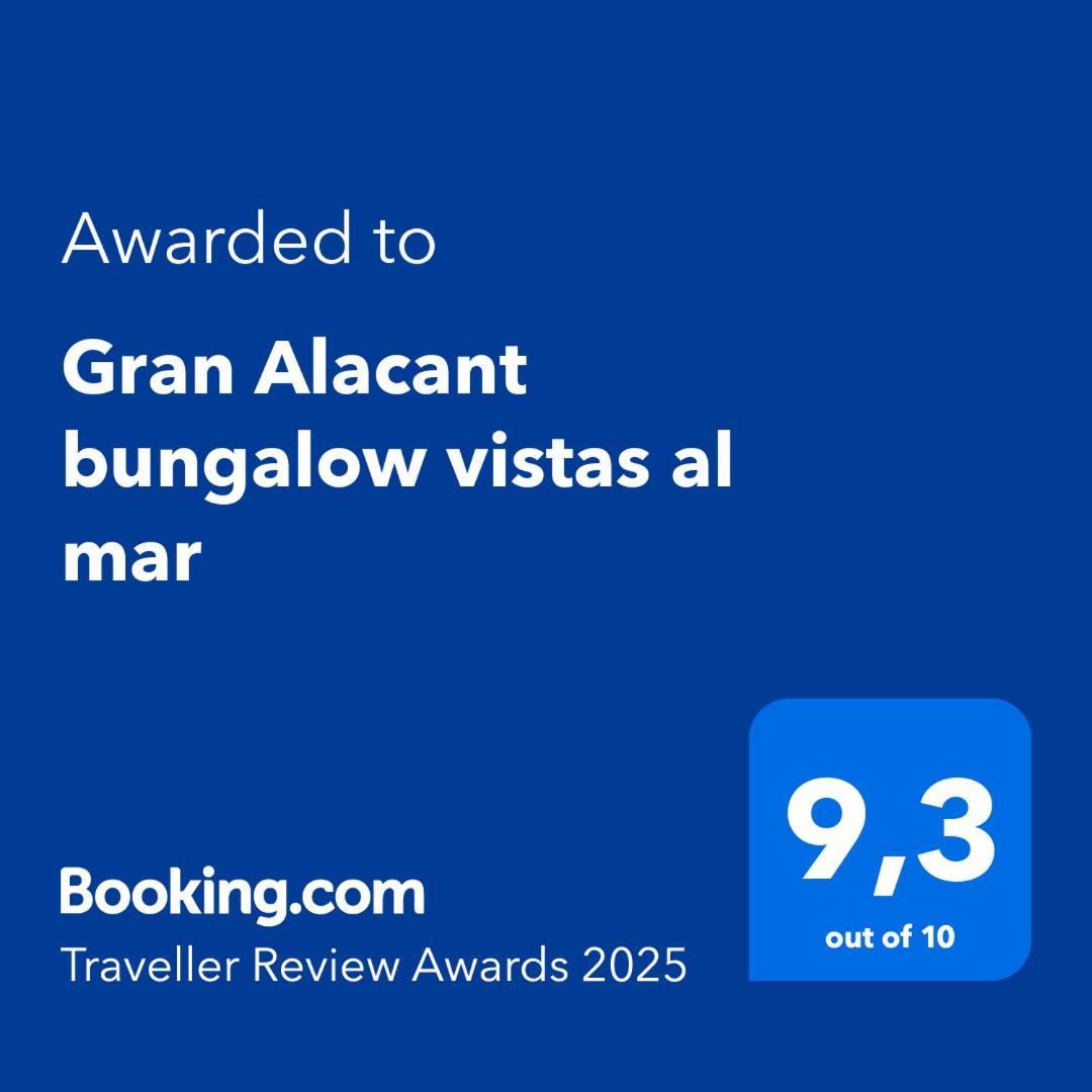 Gran Alacant Bungalow Vistas Al Mar Zewnętrze zdjęcie